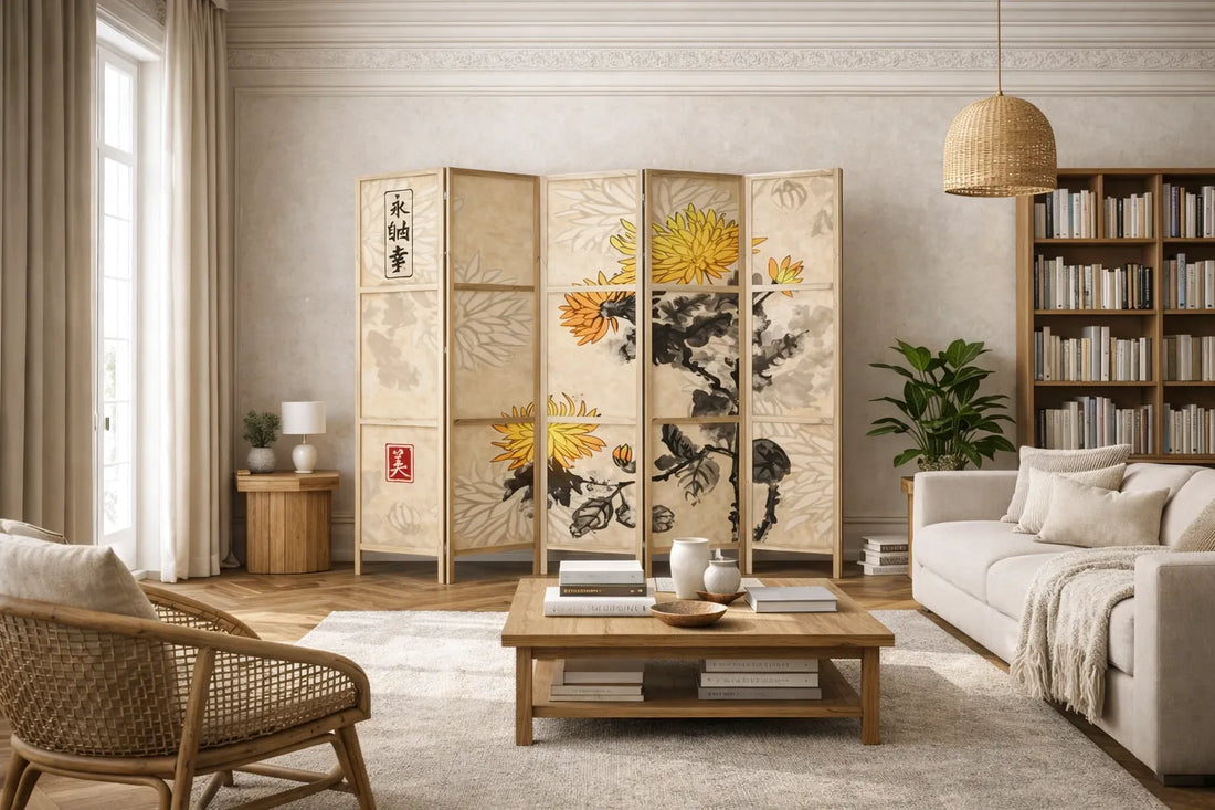 Les paravents japonais : l'art de l'espace comme discipline