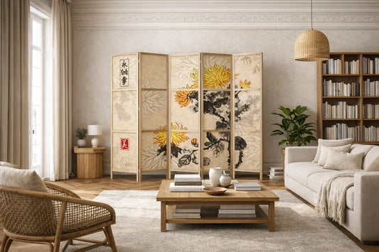 Les paravents japonais : l'art de l'espace comme discipline